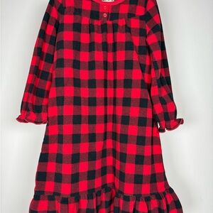 Carter's Red and Black Buffalo Plaid Nightgown
